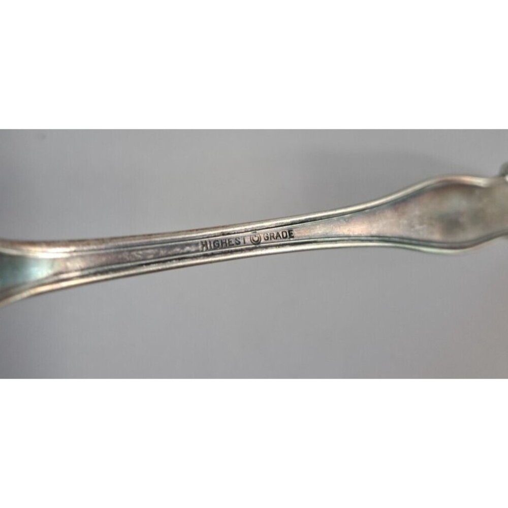 Antique Norma Pie Knife Server 1900 Montgomery Ward Victorian Silverplate - Picture 5 of 5